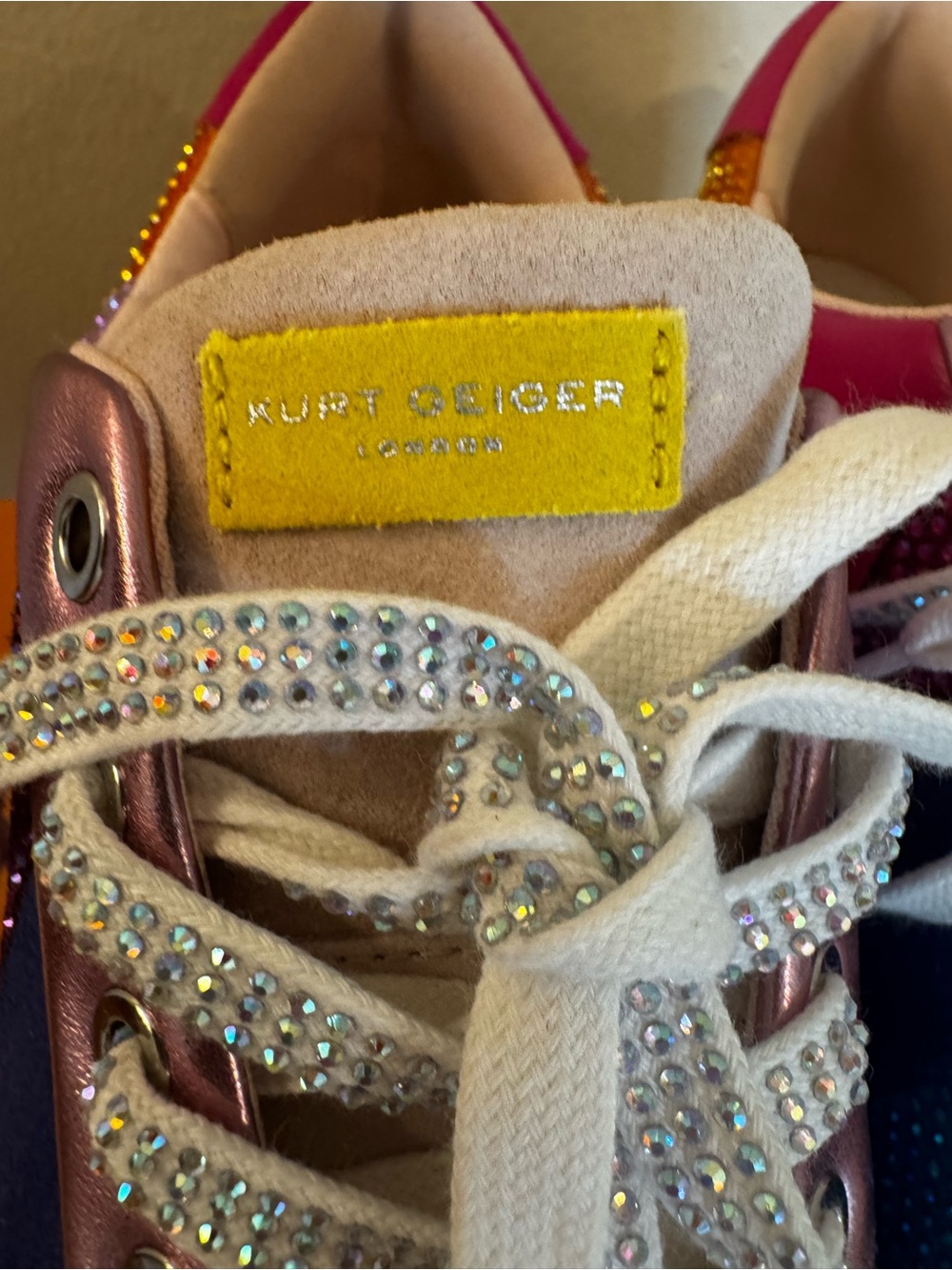 Kurt Geiger Rainbow Bling Lane Sneakers - EUC - Picture 4 of 13